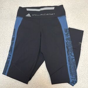 Adidas x Stella McCartney Blue/Black Leggings - S